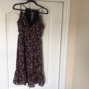 Vero Moda black frill singlet dress